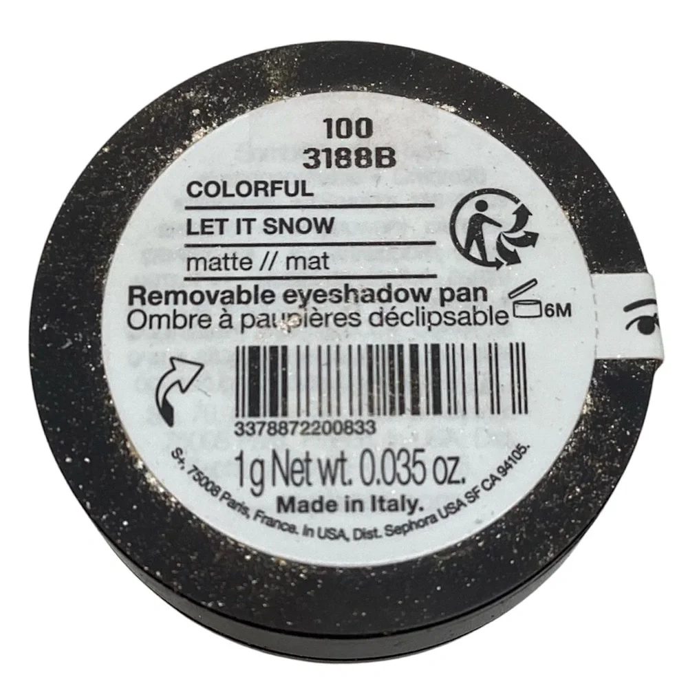 Sephora Collection “Let it Snow” Matte Eyeshadow (NWT)